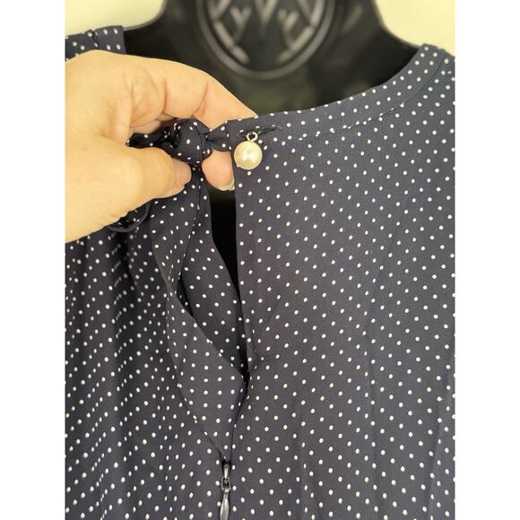 Kobi Halperin Bailee Dress Asymmetric Silk Polka Dot Romantic Party, 8 - Picture 8 of 10